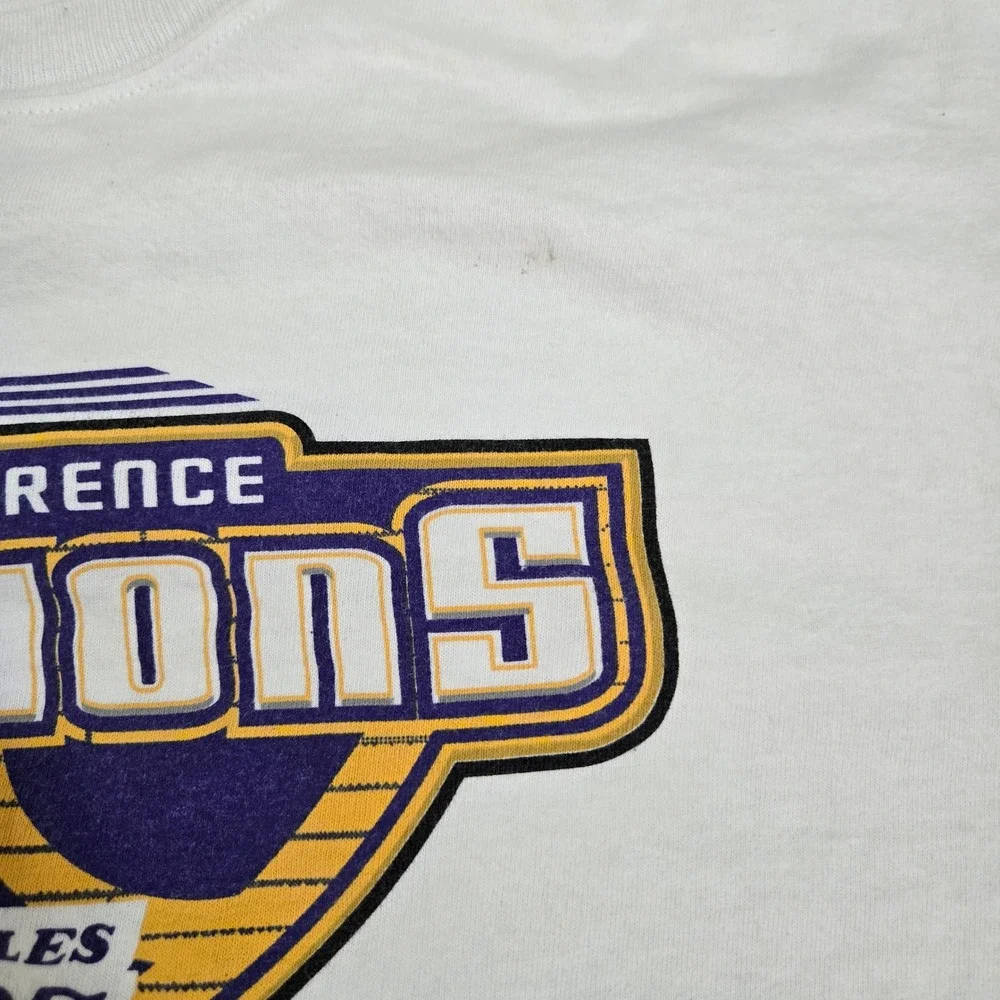 adidas LA‎ Lakers 2009 Western Conference Champions Locker Room T Shirt Mens 2XL